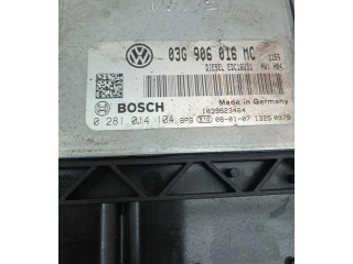 Блок управления двигателем Блок управления 0281014104   Skoda Superb B5 (3U)