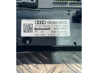 Блок управления климат-контролем 4G0820043CD Audi A6 S6 C7 4G