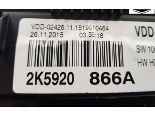 Přístrojová deska Volkswagen Caddy 2016 2K5920866A, 2K5920866A