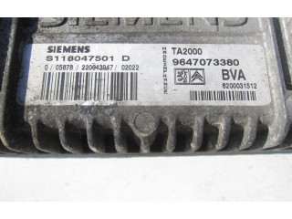 Блок управления коробкой передач S118047501D, 9647073380 Citroen Xsara
