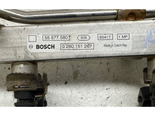 Топливная рампа 55577580, 0280151267 Opel Meriva B