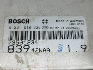 Řídící jednotka 73501234, 0281010338 Lancia Lybra 2001