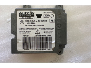 Блок подушек безопасности 9653190980, 603602400 Citroen Berlingo