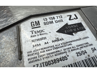 Блок подушек безопасности 13158712, ZJT00389405   Opel Meriva A