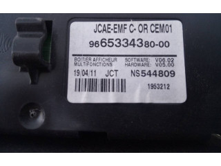 Дисплей 9665334380, E3-B2-39-3 Citroen C4 Aircross