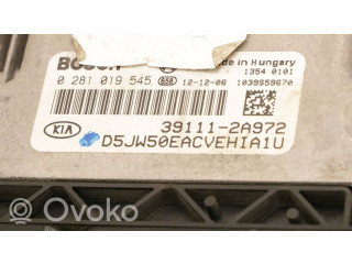 Блок управления двигателя 39111-2A972, 0281019545 KIA Ceed