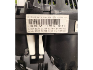 Панель приборов A2049005107, A2049012301   Mercedes-Benz GLK (X204)       