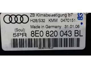 Блок управления климат-контролем 8E0820043BL   Audi A4 Allroad