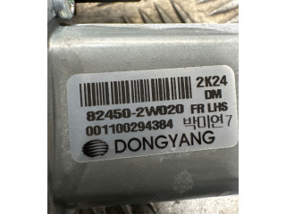 Передний двигатель механизма для подъема окон 824502W020, 001100294384   Hyundai Santa Fe