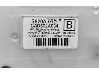 Блок управления климат-контролем 7820A745, CAD502A034 Mitsubishi L200