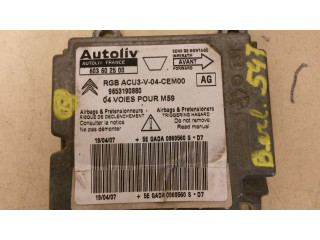 Блок подушек безопасности 9653190880, 603602500 Citroen Berlingo