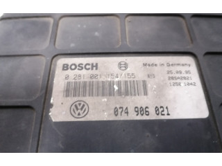 Блок управления двигателя 074906021, 0281001154 Volkswagen Transporter - Caravelle T4