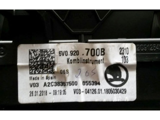 Спидометр (приборный щиток) 6V0920700B, 6V0920700B   Skoda Fabia Mk3 (NJ)   