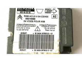 Блок подушек безопасности 603602500, 9653190880   Citroen Berlingo