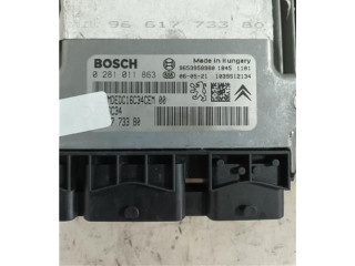 Блок управления 0281011863, 9653958980 Citroen C4 I