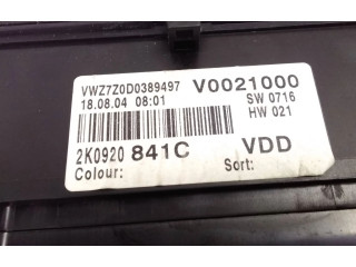 Přístrojová deska Volkswagen Caddy 2005 2K0920841C