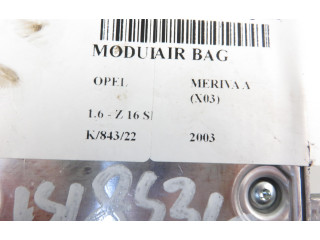 Блок подушек безопасности 13158713 Opel Meriva A