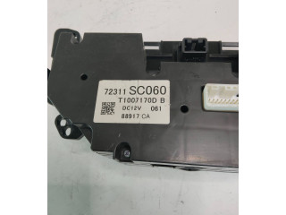 Блок управления климат-контролем 72311SC060, T1007170D   Subaru Forester SH