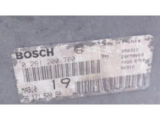 Блок управления двигателя 9617150080, 0261200780   Peugeot 106
