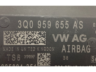 Блок подушек безопасности 3Q0959655AS, ATBBA6   Skoda Octavia Mk3 (5E)