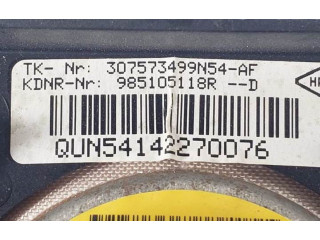 Подушка безопасности водителя 985105118RD, 307573499N54AF Dacia Dokker