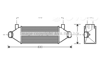 Интеркулер 1671440, 1671440 Ford Transit - Tourneo Connect