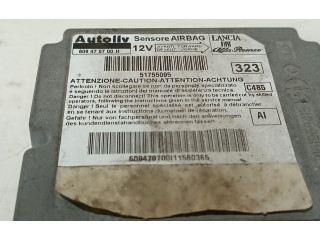 Блок подушек безопасности 51755095, 609470700 Fiat Linea