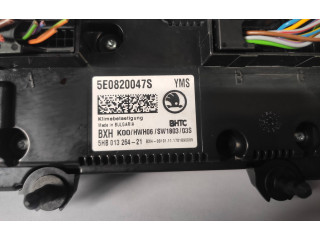 Блок управления климат-контролем 5E0820047S, 5HB01326421 Skoda Octavia Mk3 (5E)