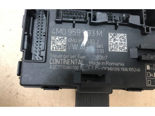 Блок управления центрального замка 4M0959593M, 4M0959593M Audi e-tron