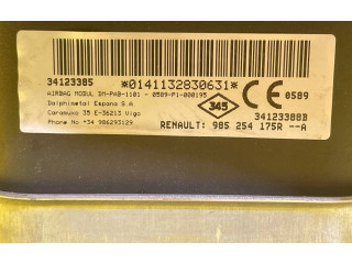 Подушка безопасности пассажира 34123385, 985254175R   Dacia Sandero II