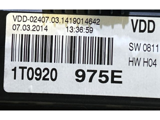 Панель приборов 1T0920975E, MDD0240703 Volkswagen Touran II