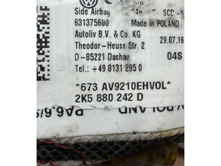 Боковая подушка безопасности 2K5880242D, 631375600 Volkswagen Caddy