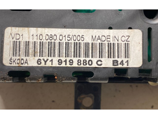 Панель приборов 110080015005, 6Y1919880C   Skoda Fabia Mk1 (6Y)       