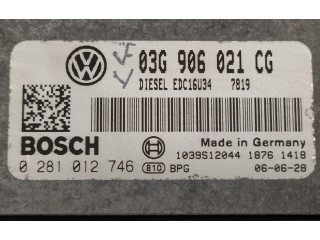 Řídící jednotka 03G906021CG, 0281012746   Volkswagen Caddy 2006