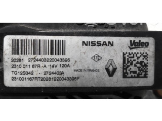 Генератор 231005933R Dacia Sandero