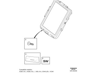 Дисплей    36010873   Volvo XC90