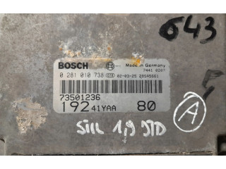 Řídící jednotka 0281010738 Fiat Stilo 2001