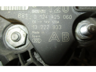 Генератор 0124425060, 13222933 Opel Meriva A