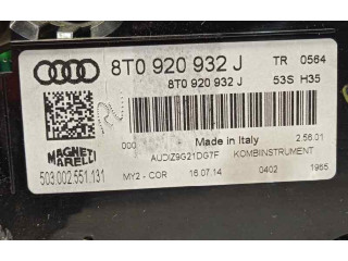 Спидометр (приборный щиток) 8T0920932J, 503002551131 Audi A5 Sportback 8TA 2015