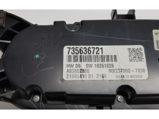 Блок управления климат-контролем 7356367210, 735636721 Fiat 500L