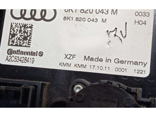 Блок управления климат-контролем 8K1820043M, 8K1820043ACXZF Audi A5 Sportback 8TA