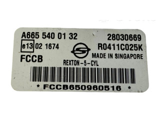 Блок управления двигателя A6655400132, 28030669 SsangYong Rexton