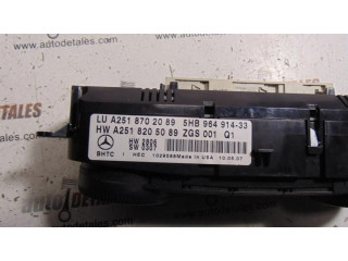 Блок управления климат-контролем A2518702089   Mercedes-Benz R W251