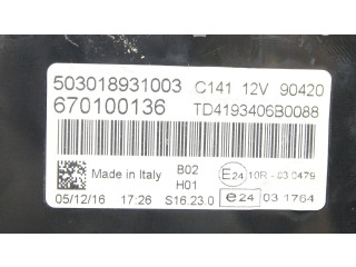 Přístrojová deska Maserati Quattroporte 2017 670100136