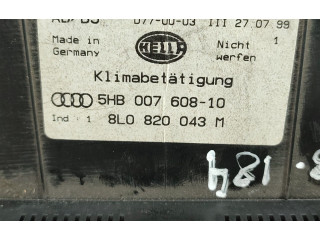 Блок управления климат-контролем 8L0820043M, 5HB00760810   Audi A3 S3 8L