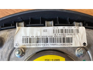 Подушка безопасности водителя A1698600102 Mercedes-Benz A W169