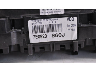 Přístrojová deska Volkswagen Transporter - Caravelle T5 2013 7E0920860J