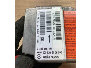 Блок подушек безопасности 0018203126, 0285001222 Mercedes-Benz A W168
