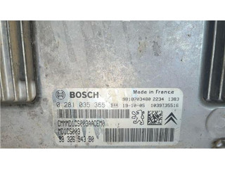 Блок управления двигателя 281035365, 9830707680   Peugeot Partner III