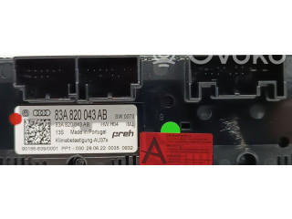 Блок управления климат-контролем 83A820043AB, 83A820043ABIMJ   Audi Q3 F3